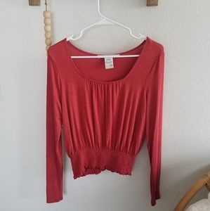 American Rag • orange blouse